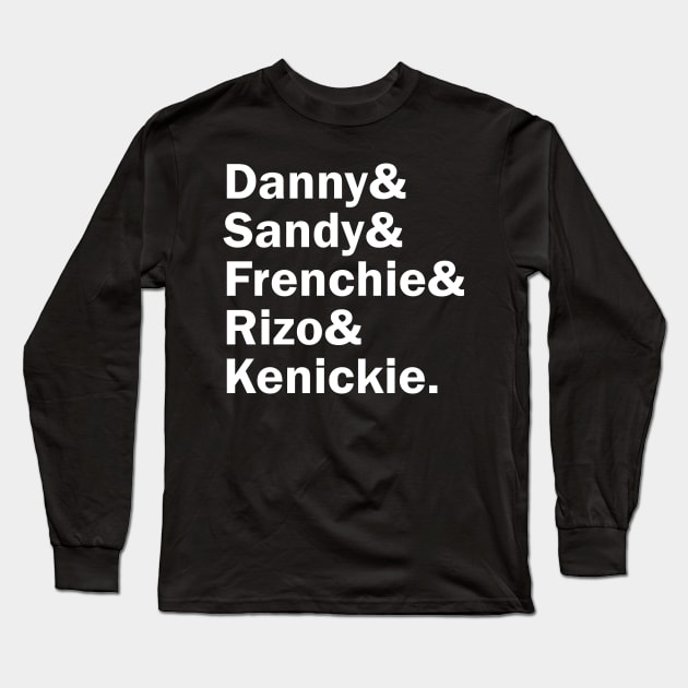 Funny Names x Grease Long Sleeve T-Shirt by muckychris